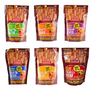 ¤Sleeky Chewy Snack Stick or Strap Dog Treats 175g