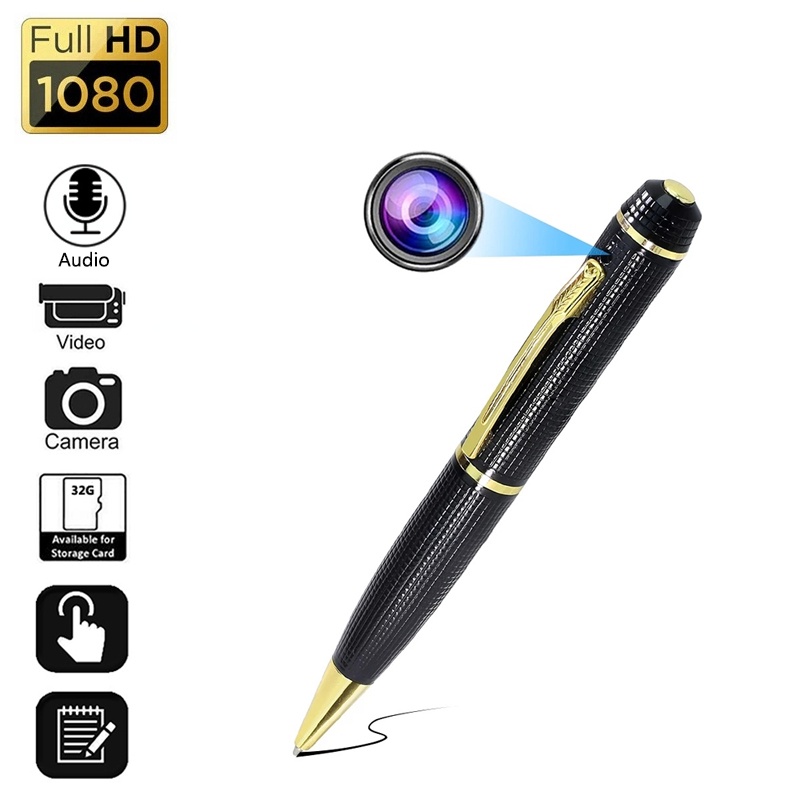 One Button Quick Recording Hd 1080p Portable Ballpoint Camera 4 In 1