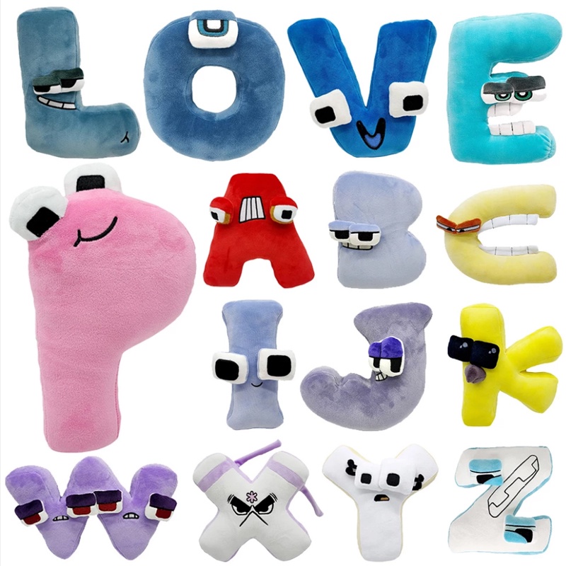 Alphabet Lore But are Plush Toys Alphabets Plushies Alphabet Lore