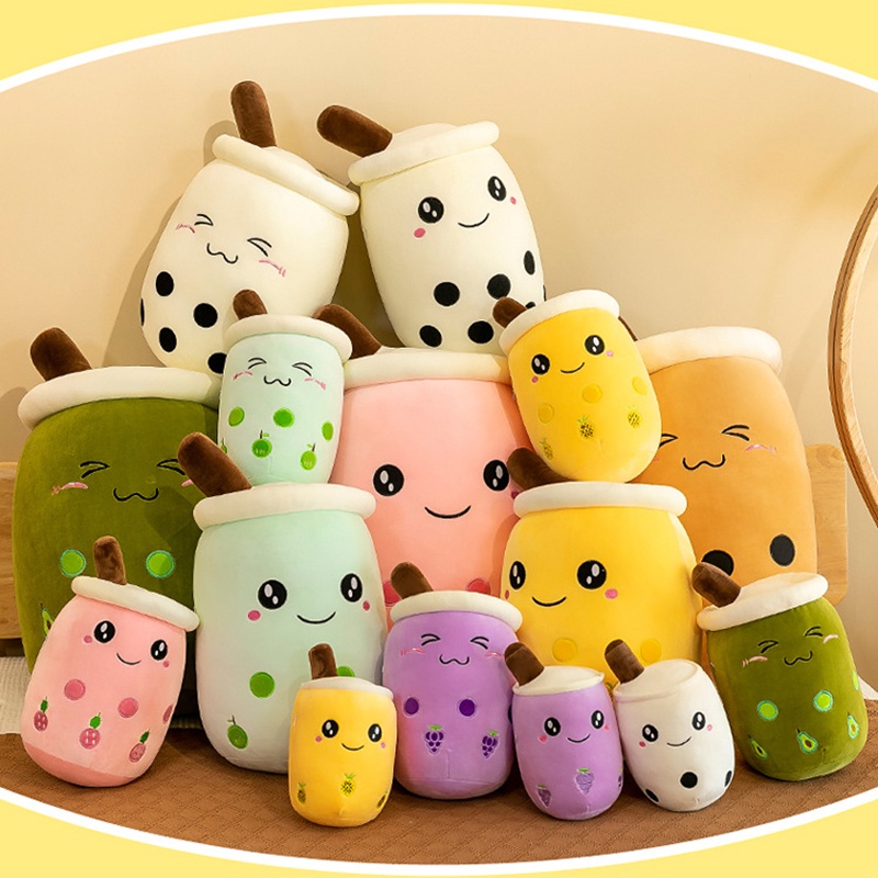 Bubble Tea Boba Cup Squishmallow Cute Soft Gift Plush Toy Soft Kawaii