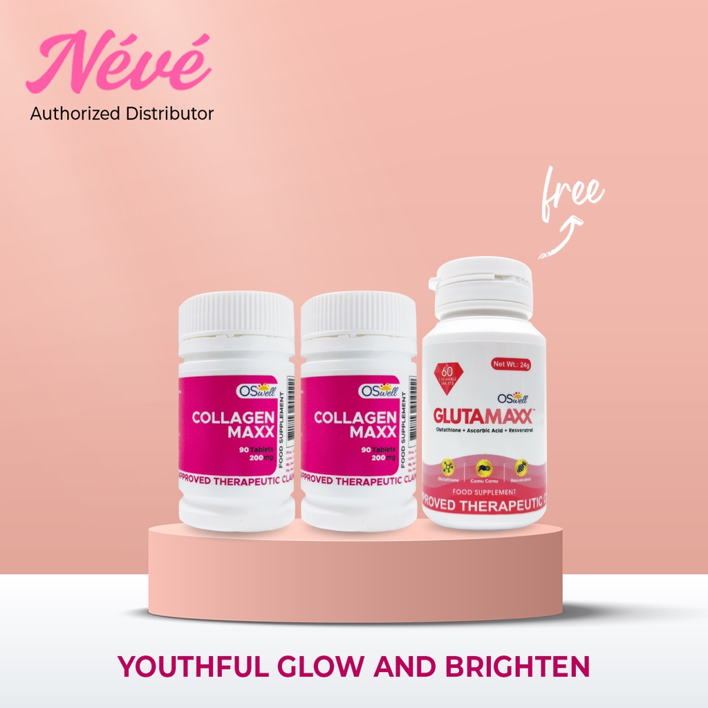 OSwell Collagen Maxx for AntiAging FDA APPROVED (2CM + FREE Gluta Maxx