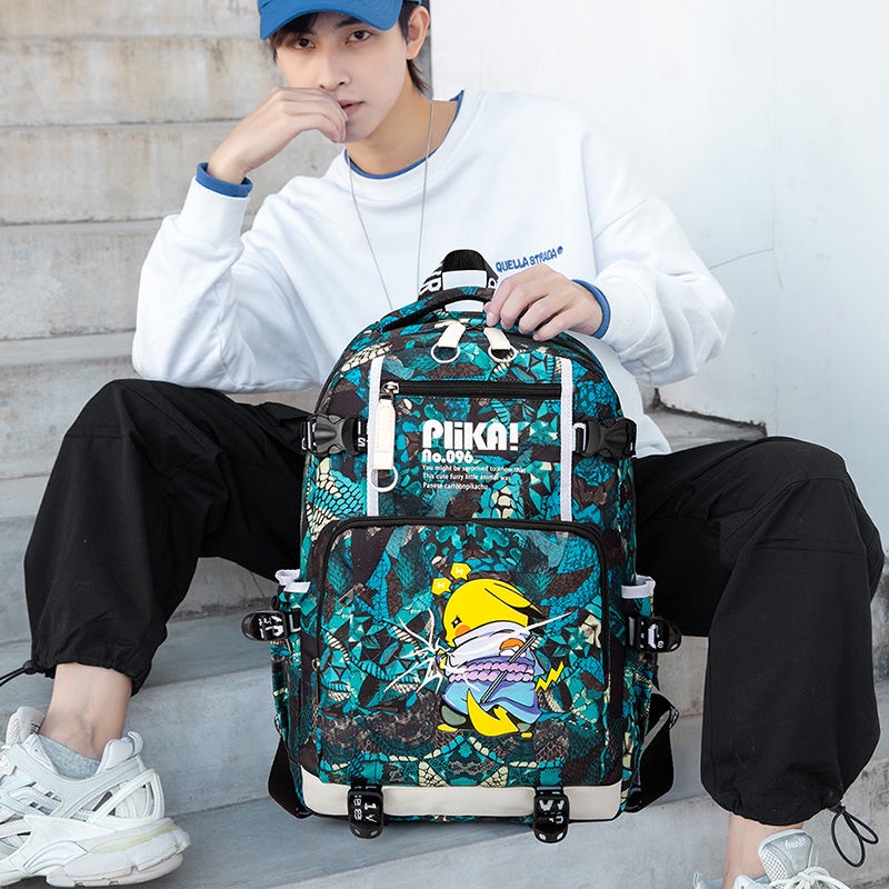 2022 new handsome schoolbags for primary school boys grades 3 to 6 ins tide cool print backpack for
