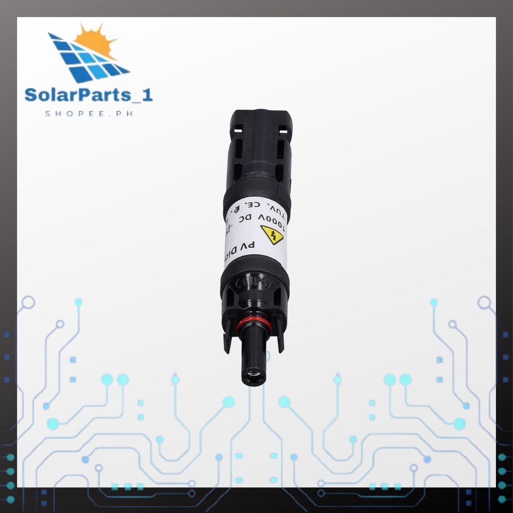 MC4 Fuse Connector 15A 20A 1000V 1500V DC Photovoltaic Solar Cable IP67 Waterproof MC4 Solar