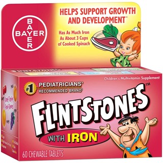 CODHealth▤Flintstones Chewable Kids Vitamins with Iron, 60 Counts #5