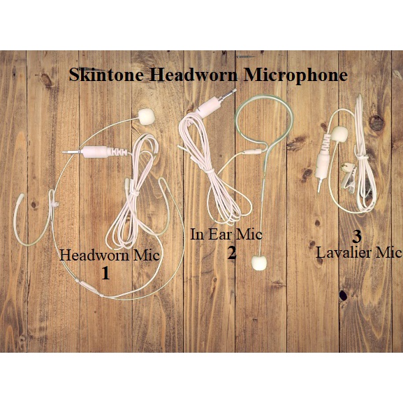 Lapel microphone Headworn skintone The Smallest Microphone Shopee