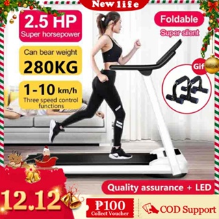 New Life 2.5HP multi-function foldable treadmill, home electric treadmill,indoor small treadmill
