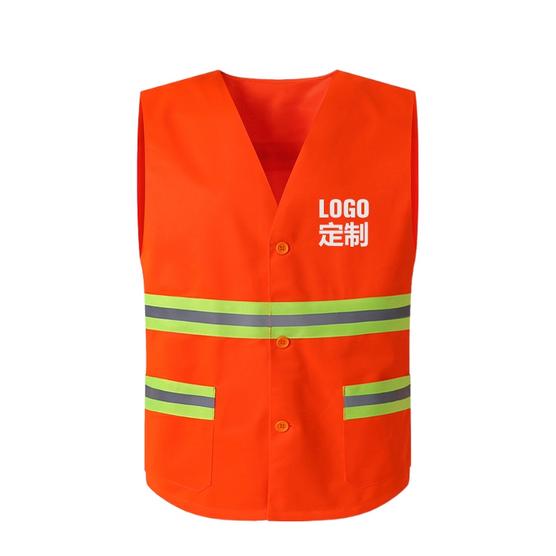 LIKAI sanitation vest cleaning workers garden reflective vest green