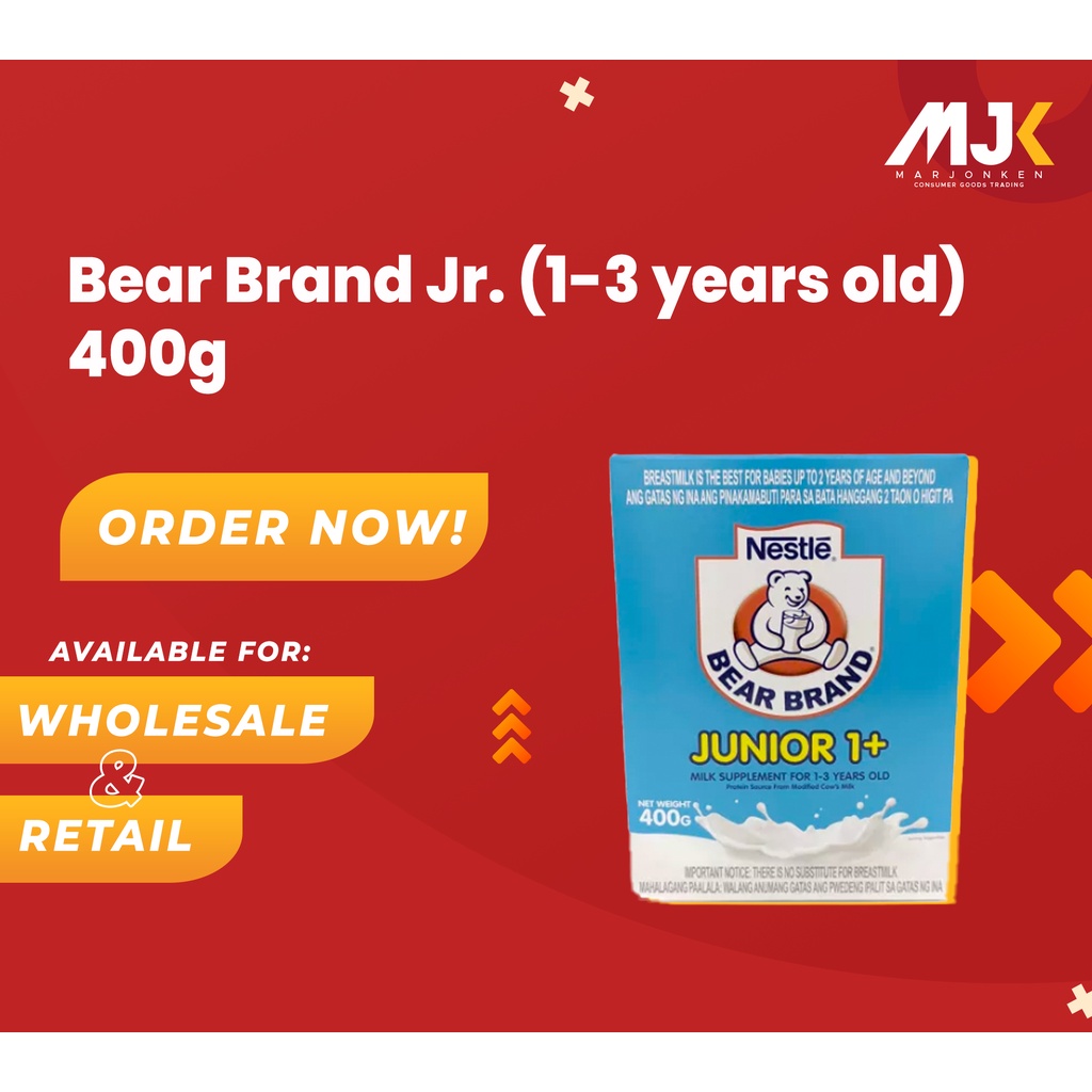 BEAR BRAND JUNIOR (13 y/o) 400g Shopee Philippines