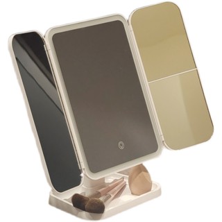 Mirror with light folding makeup multiple high-end fill room dressing table luxury i on the #5