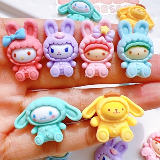 Resin Accessories Wholesale diy Handmade Materials Shoe Buckle Water Cup Stickers Cream Glue Hair Patches Rabbit Dogs
