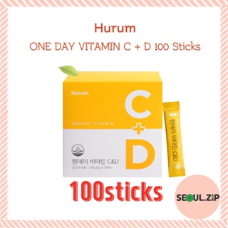 Hurum Oneday Vitamin C+D Powder Vitamin C Vitamin D Korean Vitamin 100T