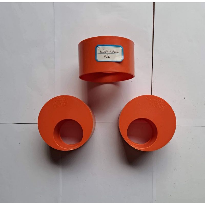 (GODEX) PVC Orange Fittings (Bushing Reducer 3 x 2, 4 x 2 and 4 x 3