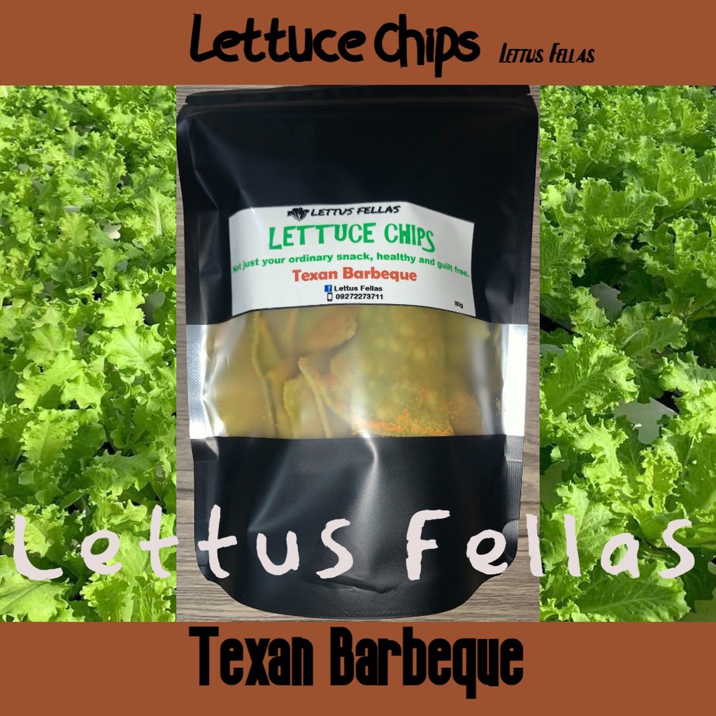 Lettuce Chips Texan Barbeque (Lettus Fellas) Shopee Philippines