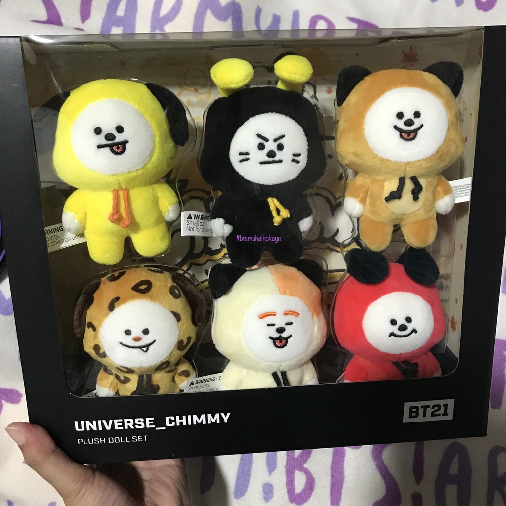 Onhand BT21 Universe Chimmy Plush Doll Set | Shopee Philippines