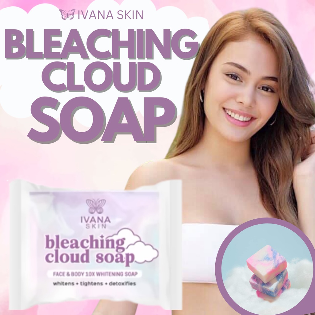 新登場 Ivana Skin Bleaching Cloud Soap 3pcs