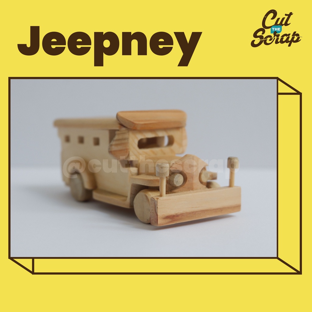 Wooden Miniature Jeepney Toy with FREE engraving Shopee Philippines