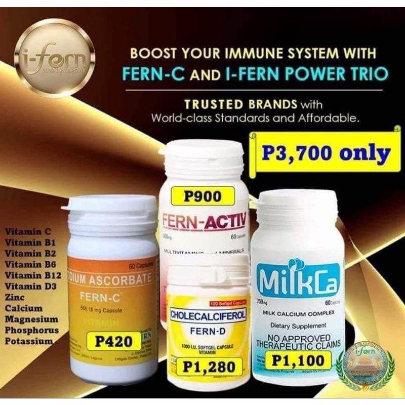 Power Four IFern Fern D, FernActiv, Fern C and MilkCa Shopee