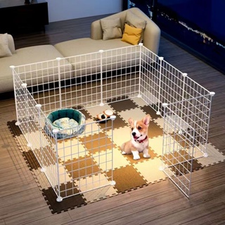 DIY Dog Cage Stackable Pet Cat And Rabbit Cage Pet kennel Retractable Pet Fence 10/12pcs