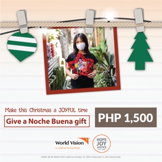 World Vision – Noche Buena Gift– Php1500 Donation