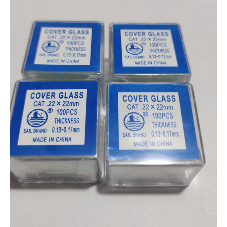 Cover Glass/Cover Slip for microscope 22 x 22mm | Shopee Philippines