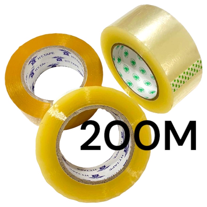 200 Meter Packaging Tape 200m Clear Tan Brown Packing Tape 200m ...