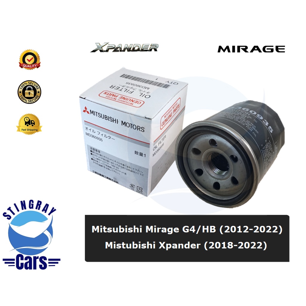 Oil Filter for Mitsubishi Xpander (20182022), Mirage G4 and HB (2012