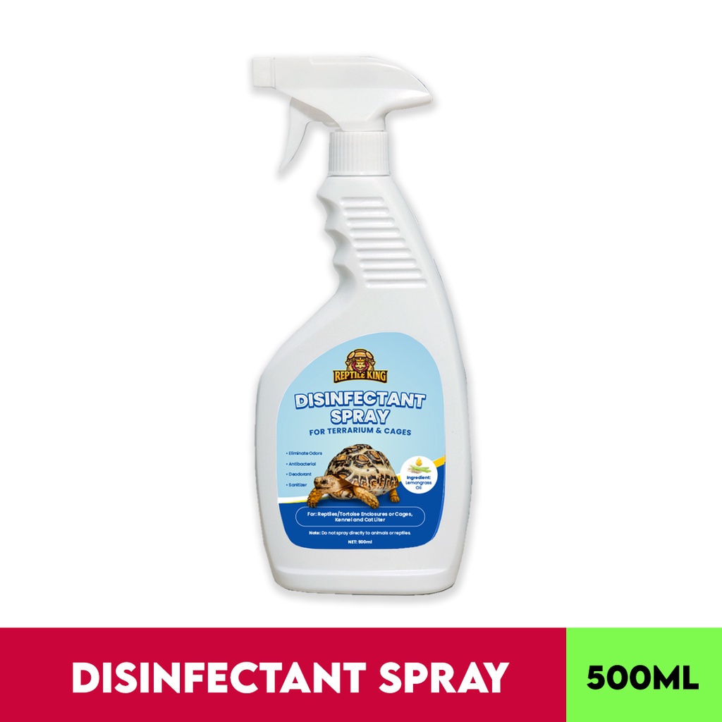 Disinfectant Spray for Enclosures Terrariums Cages of Tortoise Gecko