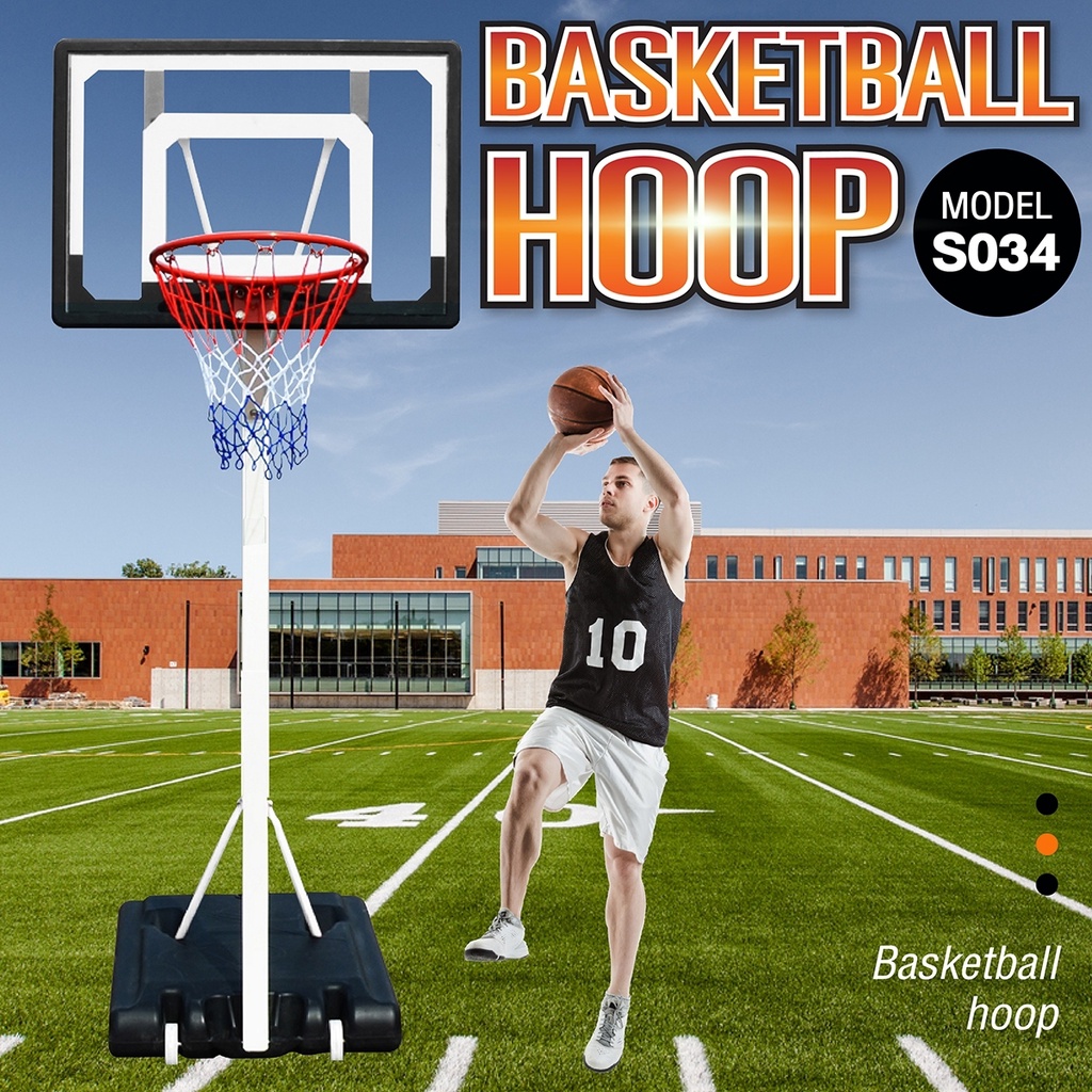 Basketball Hoop Bass Loop, Adjustable Basketball Ring with Stand for