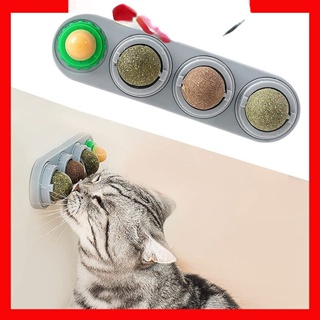 4Pcak Catnip Ball Toy For Cats, Detachable Cat mint Treats Catnip Candy Kitten Toy