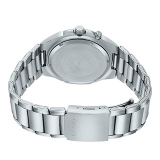 Casio illu E2 Expensive Day & Date Water Resist Auto Hand Movement Silver Black Stainless Steel Men' #2
