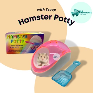 ⊙❏Pet Hamster YO4 Potty Bathroom Litter Box Container with Scoop