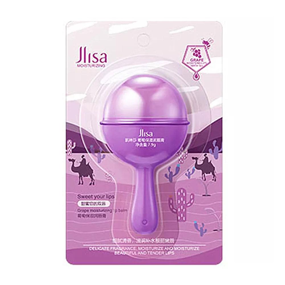 Fruit Flavored Lollipop Lip Balm Colorless Hydrating Candy Anti