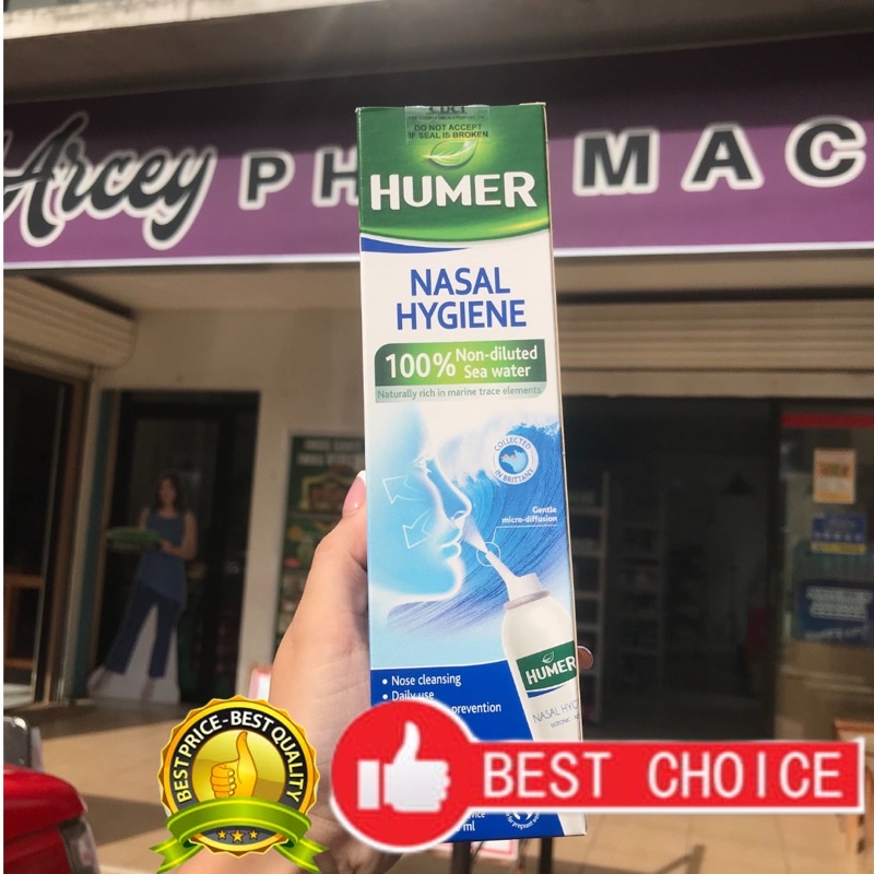 Authentic Humer Isotonic Nasal Spray Ml Shopee Philippines