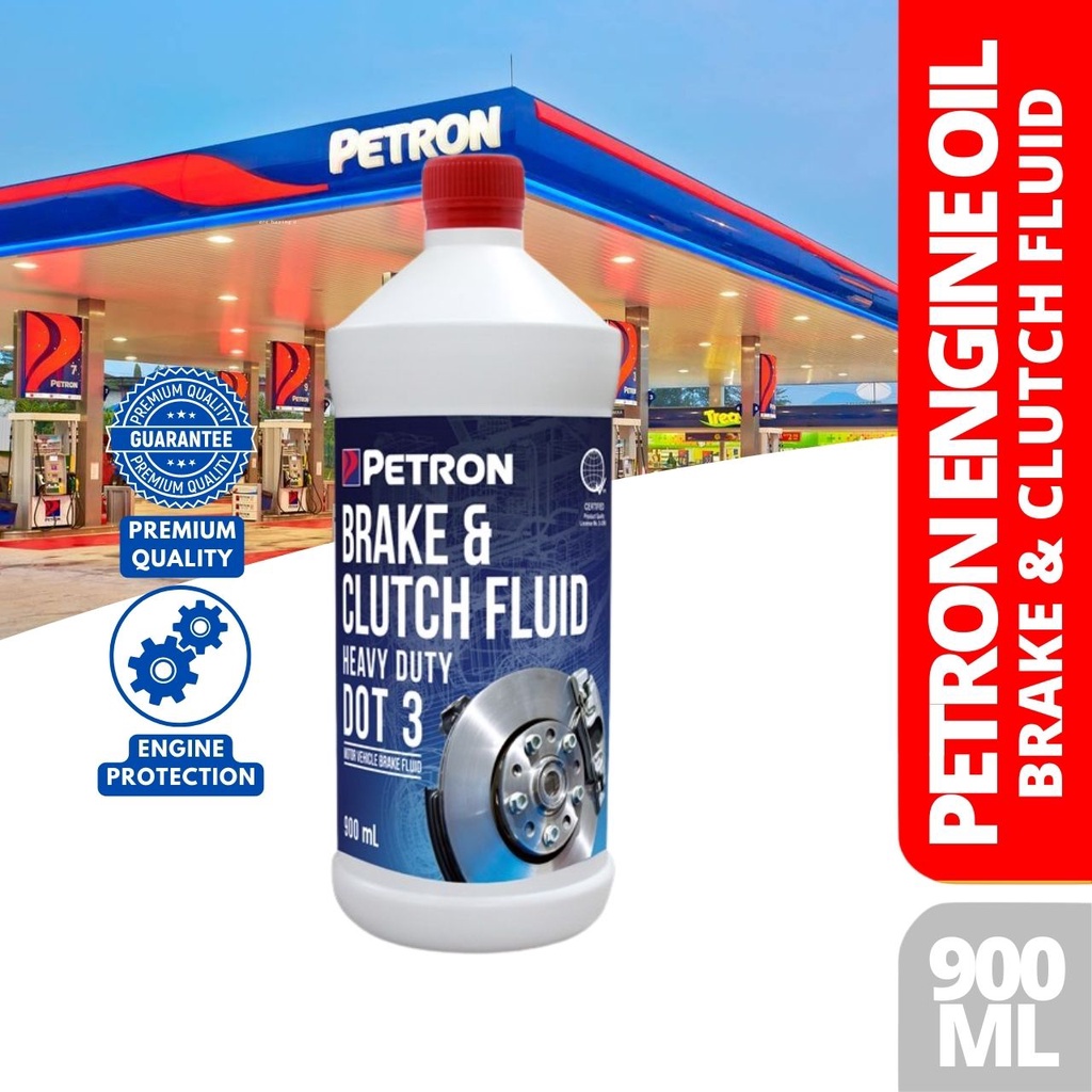 Petron Petromate Brake and Clutch Fluid 900mL 92555 petron lube happy