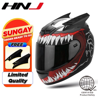 HNJ 902 motorcycle helmet full face motor helmets Single Visor #9