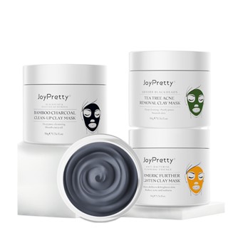NEWCOD□Green Tea Tree Clay Mask Against Face Acne Blackhead Remover Mask Cream Facial Cleansing Bl #1