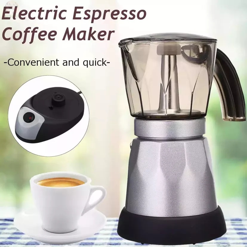 NEWSKY 480W Italian Espresso Mocha Coffee Machine Percolator Electric