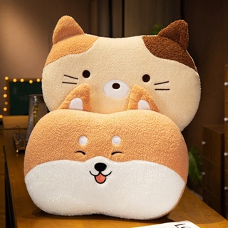 New  Lovely Shiba Inu Husky Cat Panda Duck Plush Pillow Soft Animal Cushion For Girls Children Bed Sofa Chair Pillow Toys #5