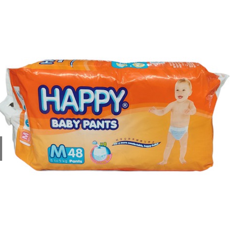 Happy Diaper Pants Medium 48pcs/pack Shopee Philippines