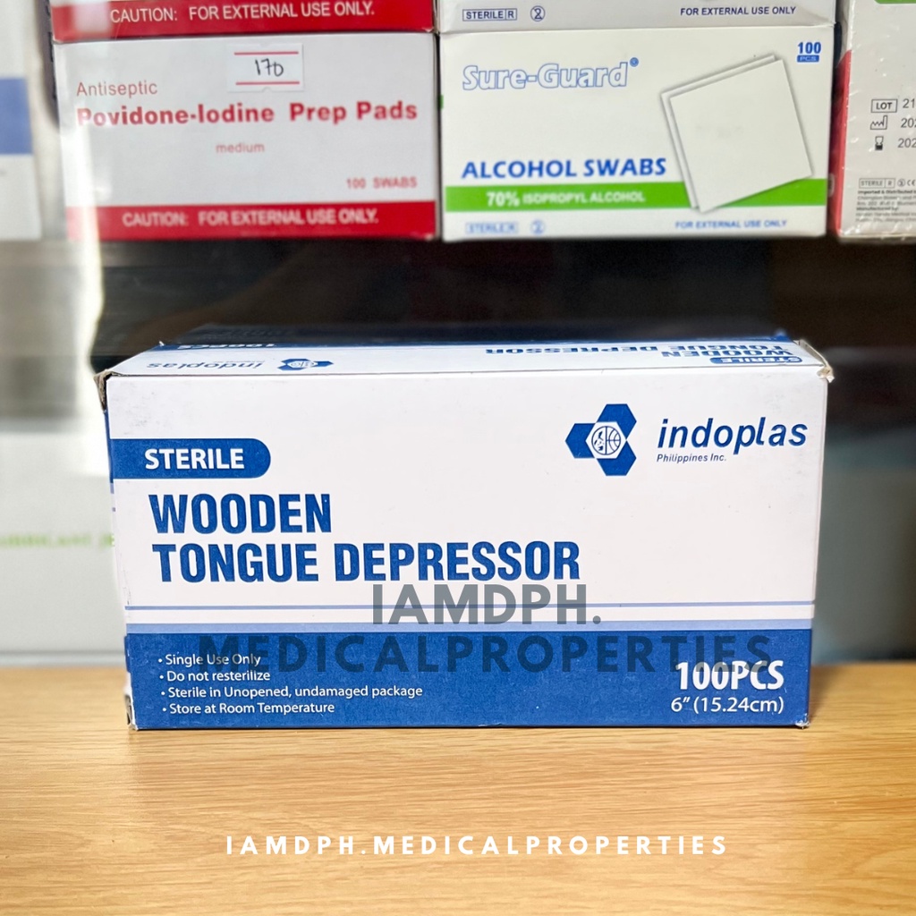 Indoplas Wooden Tongue Depressor (100pcs) Shopee Philippines