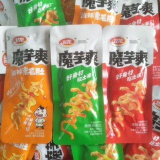 Weilong Delicious Spicy Squid Snacks Konjac Shuang Ready to eat 18g ...