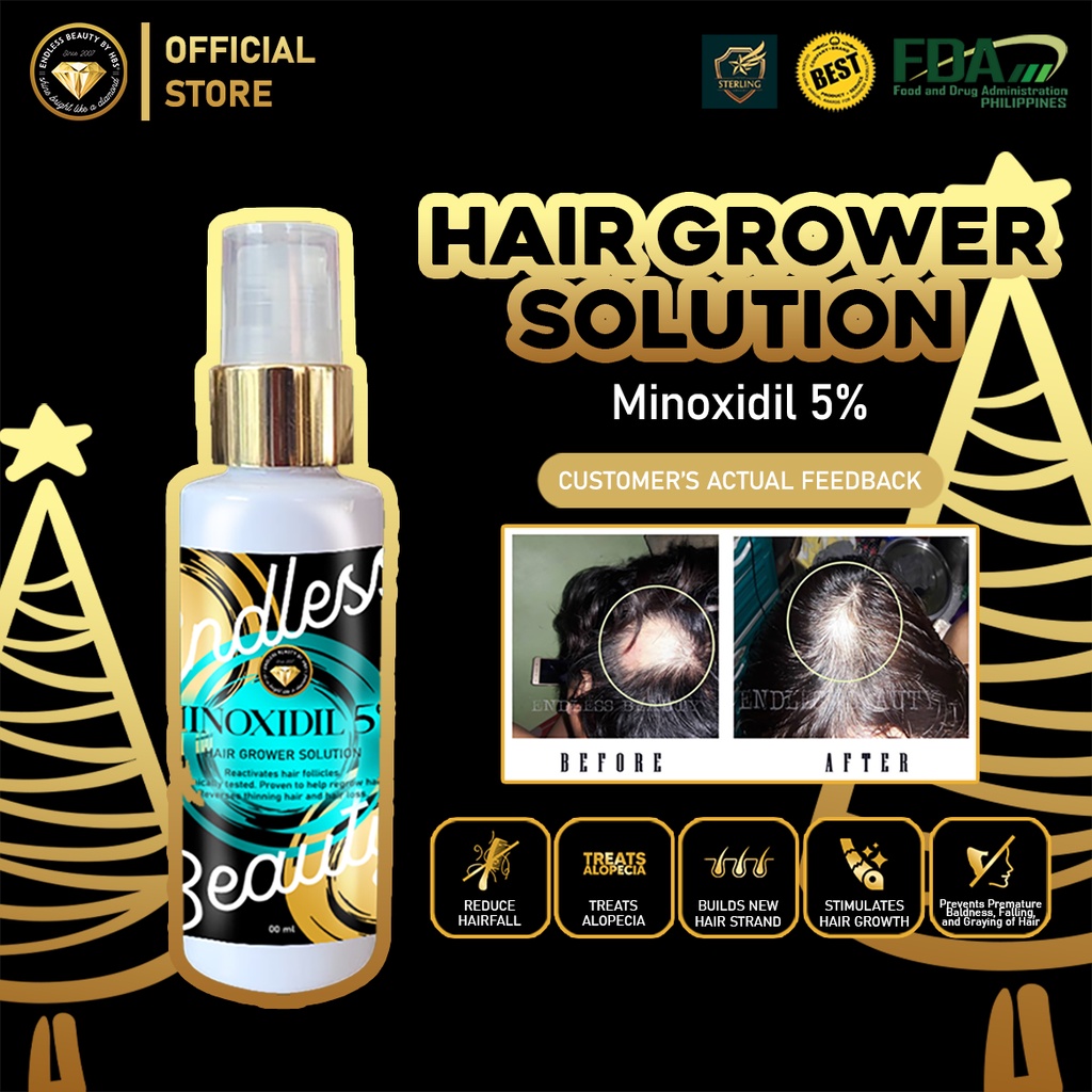 Hair Grower Effective Minoxidil Original Hair Grower For Men Women Gamot Sa Pagka Panot Fda 6946