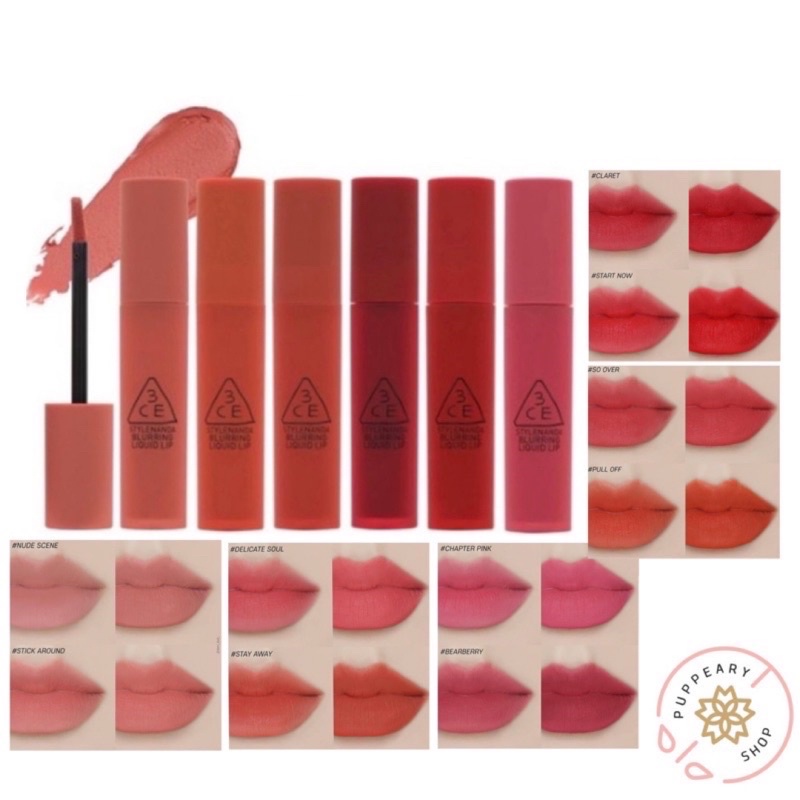 3CE BLURRING LIQUID LIP 5.5G | Shopee Philippines