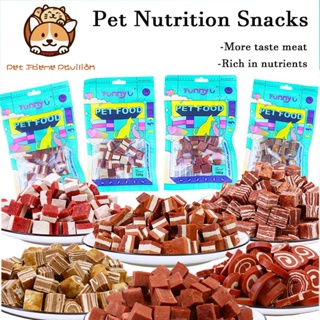 Dog Treat Chicken Cheese Cube Beef Cube Beef Stick 100g Pet Snack Dog Snack Pet Treat