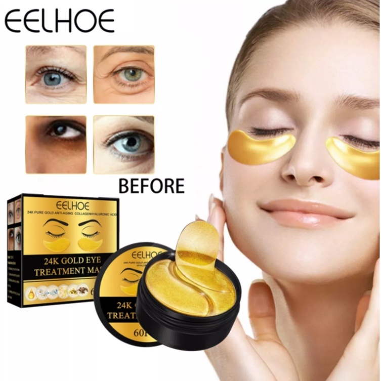 Eelhoe - 24K Gold Eye Treatment Mask Contents 160g | Shopee Philippines