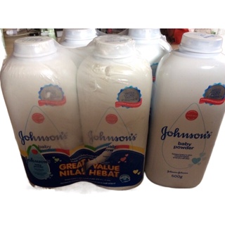 COD◎▼100% Authentic Johnsons baby Powder 500g/each (Imported from Singapore)