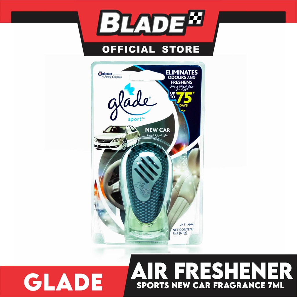 Glade Sport Primary Car Air Freshener 7ml (New Car) Shopee Philippines