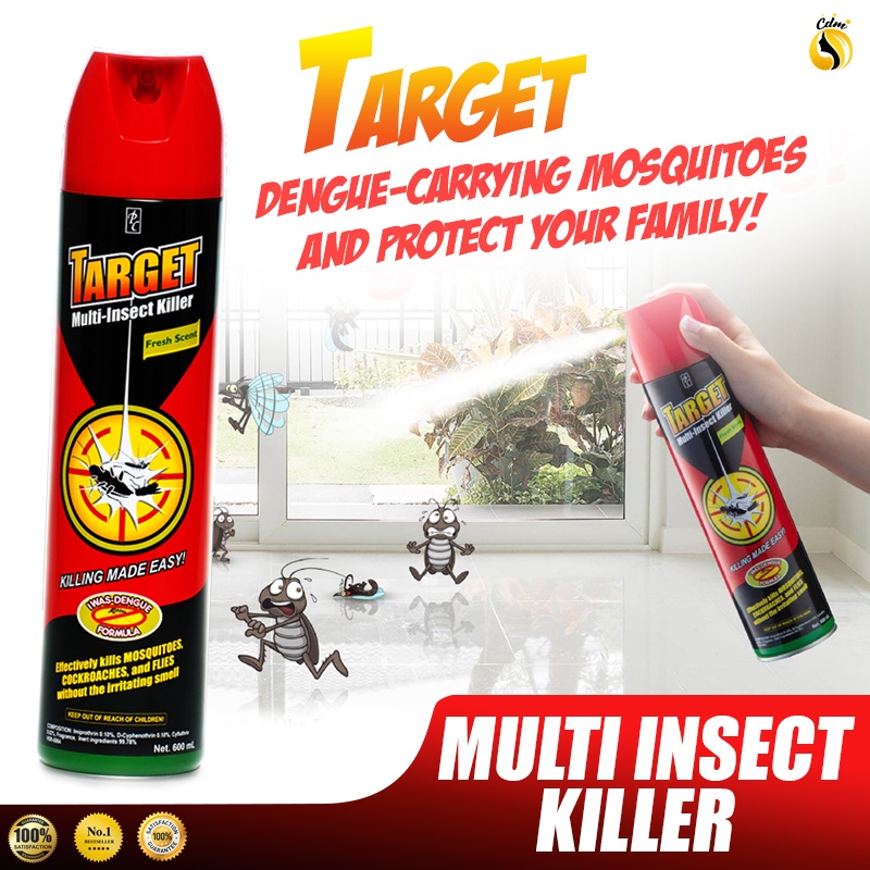 Personal Collection Target Multi Insect Killer Spray 600ml Anti-Dengue ...