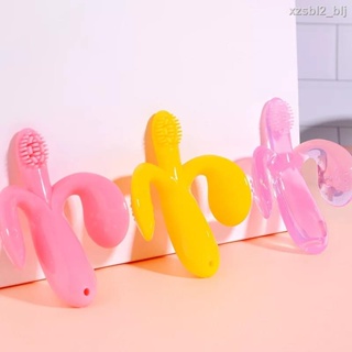Baby Silicone Training Toothbrush Safe Toddle Teether Chew Toys Gift #6