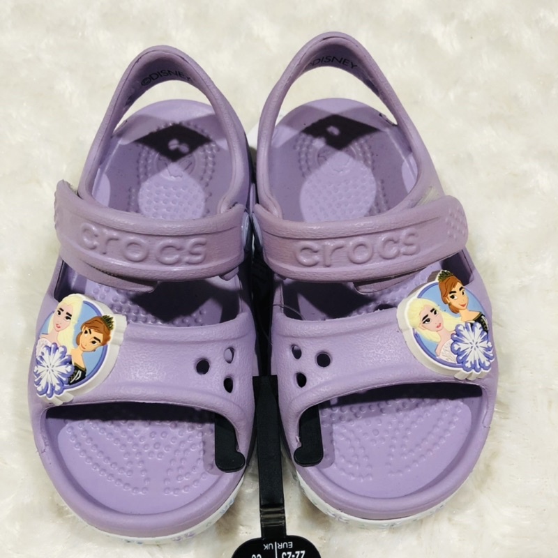 Authentic Kids Crocs Purple Sandals Frozen II C6 | Shopee Philippines